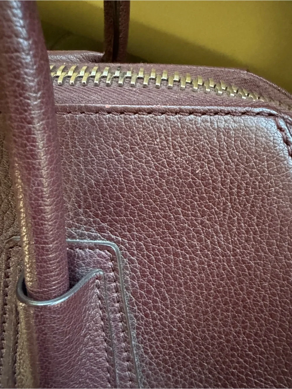 Givenchy Medium Antigona Bag in Oxblood Grained Leather